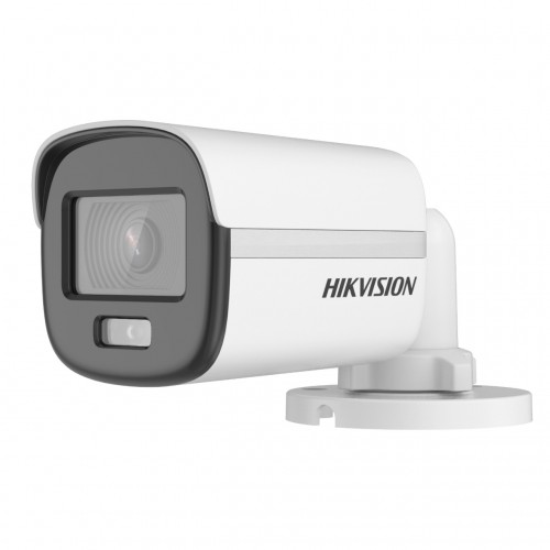 HIKVISION BULLET ColorVu 2MP CAMERA MODEL: DS-2CE10DF0T-F, IR DISTANCE: 20M WHITE LIGHT, USAGE: INDOOR/OUTDOOR